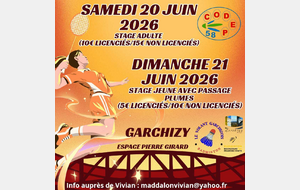 Stage Adultes et Stage Plumes