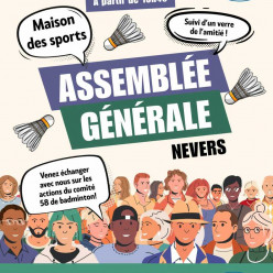 AG Comité Départemental de Badminton de la Nièvre