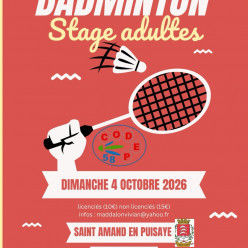 Stage Adultes St Amand en Puisaye
